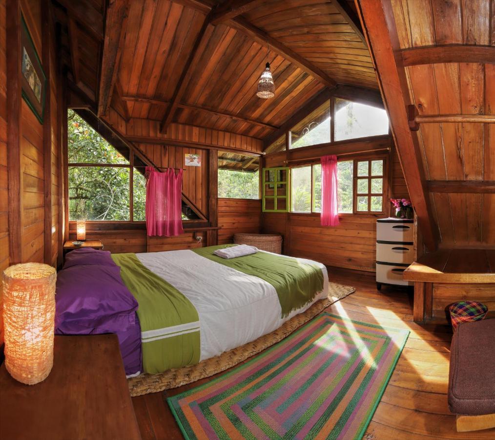 Mindo Eco Chalet Con Rio Y Cascada Eksteriør bilde